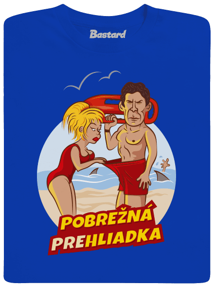 Pobrežná prehliadka pánske dlhý rukáv Royal Blue