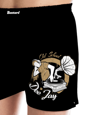 Old school DJ pánske trenky Black