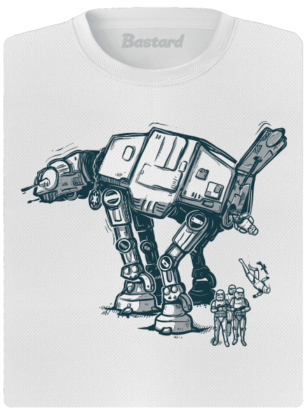 AT-AT dámske športové tričko White