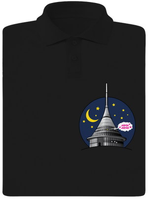 Ještěd pánska polokošeľa Black