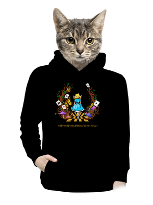 dámska mikina klokanka