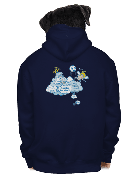 Out pánska mikina na zips Navy