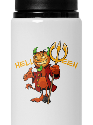 Helloween flaša na vodu White