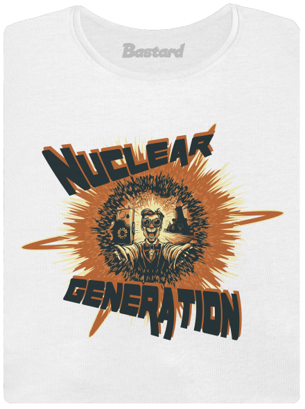 Nuclear generation 2 dámske tričko s lemom White