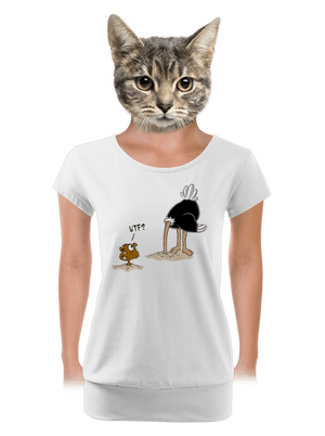 dámske tričko s lemom