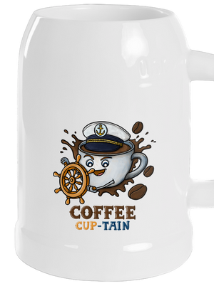 Coffee Cup-tain polliter White