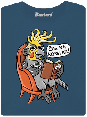 Korelax dámske tričko prémium Petrol Blue