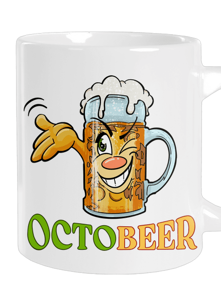 Octobeer veľký hrnček White
