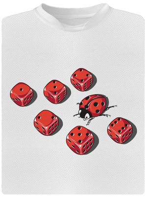 Mimikry detské športové tričko White