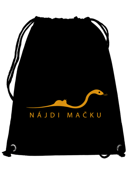 Nájdi mačku vak Black