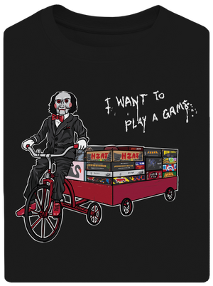 Chcem si zahrať hru unisex tričko oversized Black