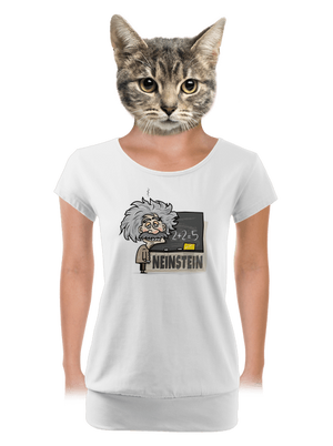 Neinstein dámske tričko s lemom White