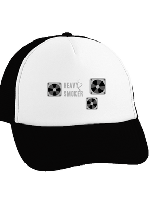 Heavy smoker šiltovka truckerka Black cap