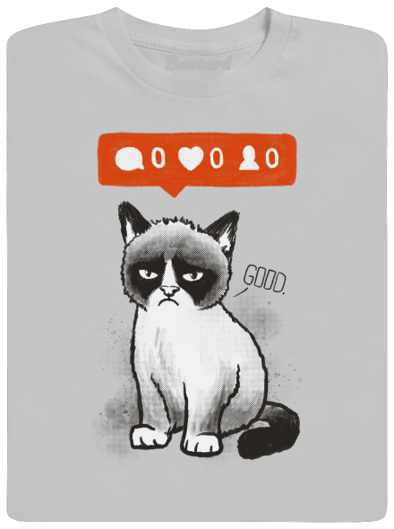 Grumpy pánske tričko Pacific Grey
