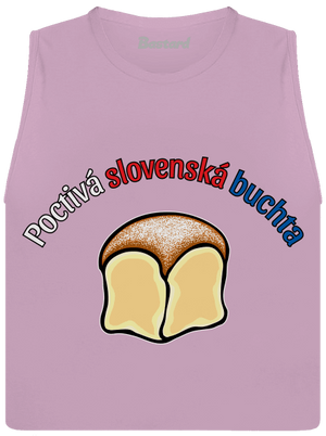 Poctivá buchta a klobása dámske tielko voľné Lilac