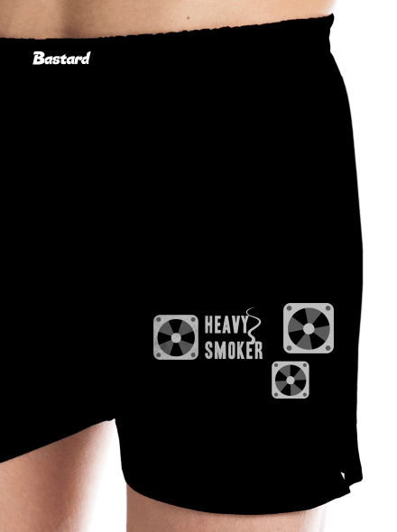 Heavy smoker pánske trenky Black