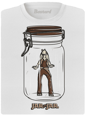 Jar in jar dámske športové tričko White