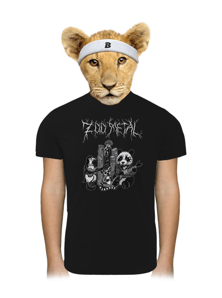 ZOO metal detské športové tričko Black