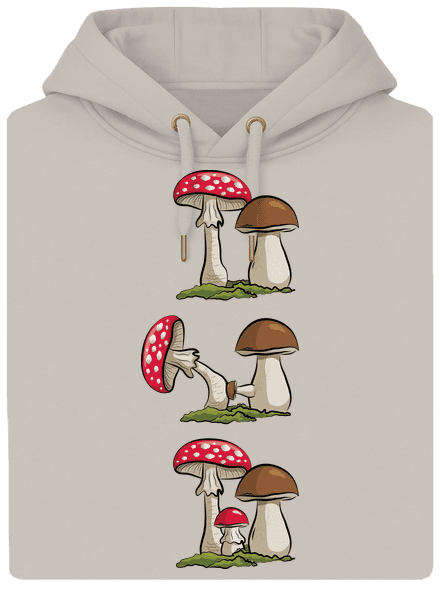 Z hubárskej kroniky unisex mikina premium Pastel Macchiato