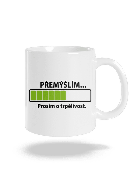 Premýšľam klasický hrnček White
