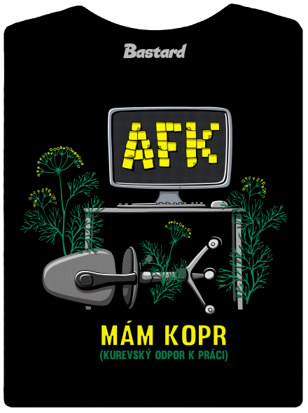 Mám kopr dámske tričko prémium Black