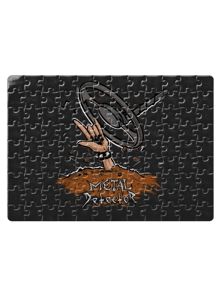 Metal detector puzzle White