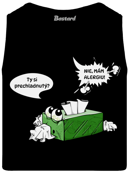 Mám alergiu pánske tielko Black