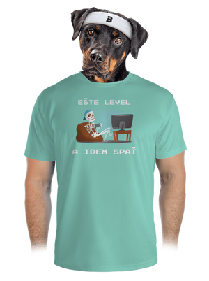 Ešte level pánske športové tričko Mint Mal