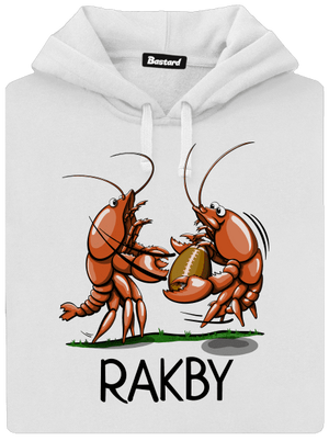 Rakby dámska mikina klokanka White