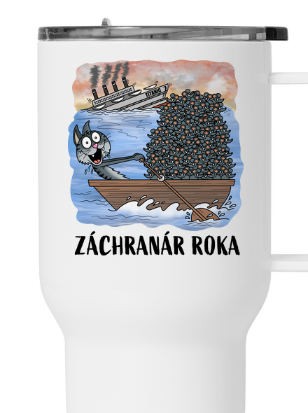 Záchranár roka termohrnček White