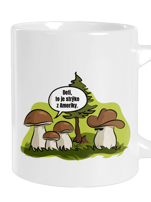 Strýko z Ameriky veľký hrnček White