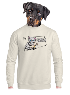 unisex mikina bez kapucne