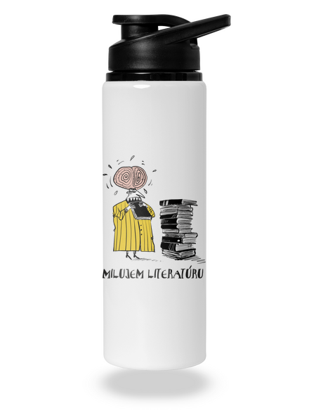 Milujem literatúru flaša na vodu White