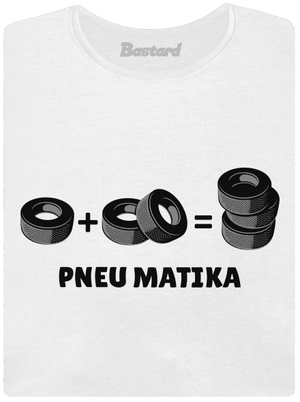 Pneu Matika dámske tričko prémium White