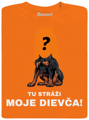 Tu strážim ja pánske tričko Orange
