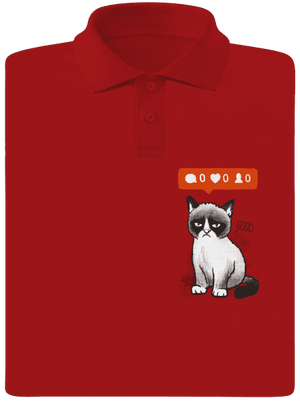 Grumpy pánska polokošeľa Red Mal