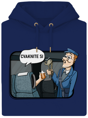 Cvaknite si unisex mikina premium Navy
