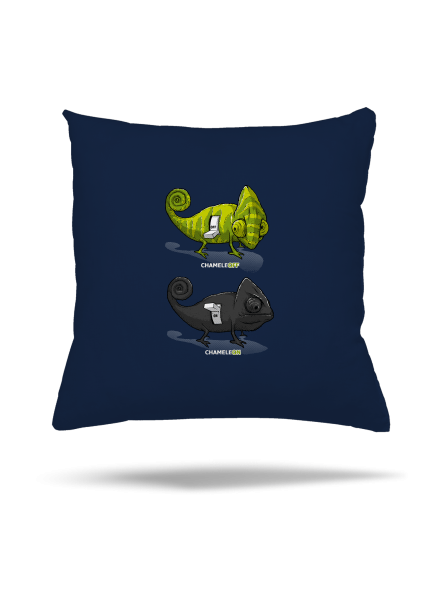 Zapnuté vypnuté vankúš Dark Navy