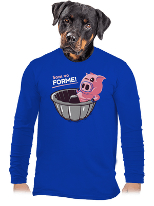 Vo forme pánske dlhý rukáv Royal Blue