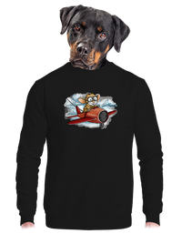unisex mikina bez kapucne
