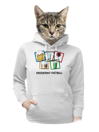 dámska mikina klokanka