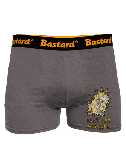 Iskrím boxerky Gray Melange