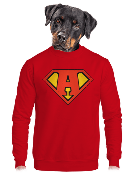 Som superhrdina unisex mikina bez kapucne Red