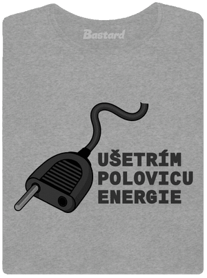 Ušetrím polovicu dámske tričko Dark Gray Melange