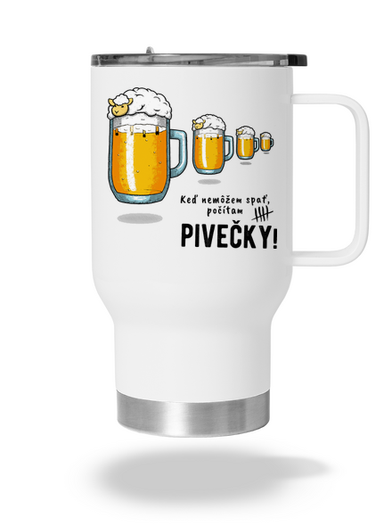 Pivečka termohrnček White