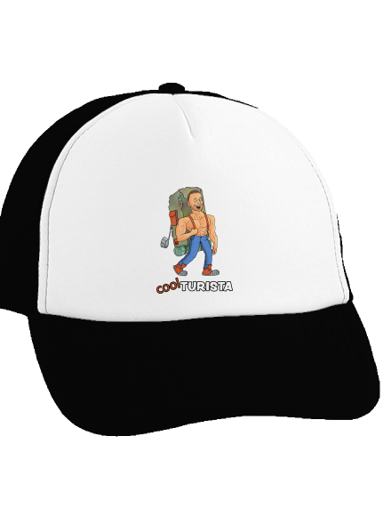 Cool turista šiltovka truckerka Black cap