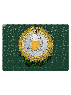 Pivný horoskop: Ryba puzzle White