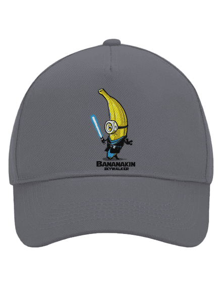 Bananakin Skywalker šiltovka baseballka Graphite grey
