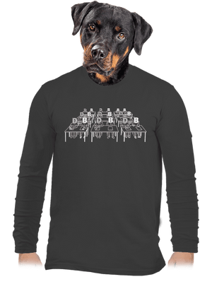 Cimrman: Debil, blbeček pánske dlhý rukáv Dark Grey