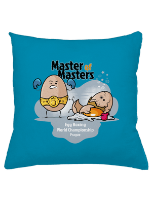 Egg Boxing vankúš Blue Turquoise
